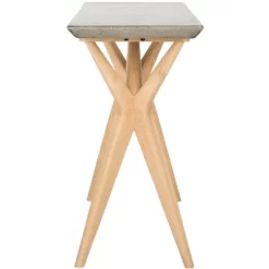 Ragna Concrete Console - Dark Grey - Safavieh -Outdoor Garden GUEST 7d47b4e0 877e 4841 ab36 4252614a004e