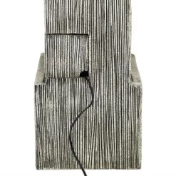 Sunnydaze Decor Sunnydaze 35"H Electric Polyresin Modern Artistry Column Outdoor Water Fountain With LED Lights -Outdoor Garden GUEST 7d4ee642 cf6f 41b9 a09a e2bbd62b4653