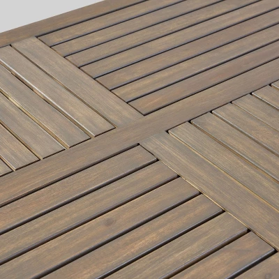 Hermosa 7pc Acacia Dining Set - Christopher Knight Home 5 Hermosa 7pc Acacia Dining Set - Christopher Knight Home - Image 5