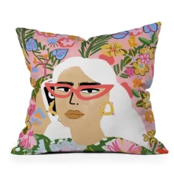 Alja Horvat Fashion Is Calling Me Outdoor Throw Pillow - Deny Designs -Outdoor Garden GUEST 7dd8bb36 b234 4d5e b3f3 4a4d668a5fd3