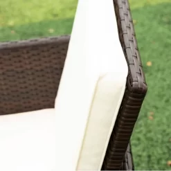 9pc Outdoor Wicker Dining Set With Cushions - Dark Brown/Beige - GODEER 24 9pc Outdoor Wicker Dining Set With Cushions - Dark Brown/Beige - GODEER -Outdoor Garden GUEST 7e2d1e7b 7259 4c7e bb9f 83c4bf79c5c3