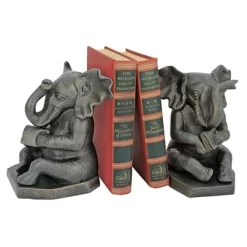 Design Toscano Educated Elephant Cast Iron Bookend: Single -Outdoor Garden GUEST 7e9ad7ea fee0 421d b37a b04b57f0d101