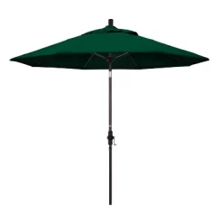 9' Aluminum Collar Tilt Crank Sunbrella Patio Umbrella - California Umbrella -Outdoor Garden GUEST 7eb67f90 426d 4f58 b4fb 1fbf682cbeb4