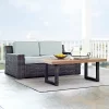 Beaufort 2pc Outdoor Wicker Chat Set - Mist - Crosley