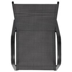 Emma And Oliver 4 Pack Outdoor Stack Chair With Flex Comfort Material - Patio Stack Chair -Outdoor Garden GUEST 7fcbbb37 c142 4be4 9e28 f4e625ddcc3e