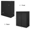 Costway Indoor Grow Tent Room Reflective Hydroponic Non Toxic Clone Hut 6 Size (48''X24''X60'')