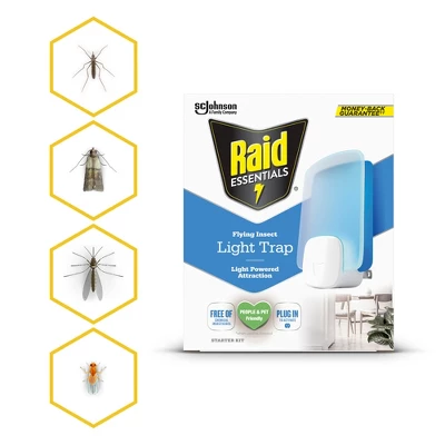 Raid Essentials Flying Insect Light Trap Starter Kit - 1 Device + 1 Refill 9 Raid Essentials Flying Insect Light Trap Starter Kit - 1 Device + 1 Refill - Image 9