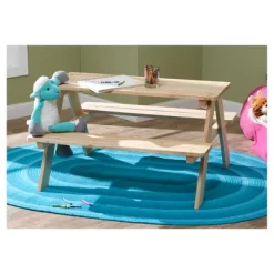Rectangle Wooden Kids Picnic Table - Merry Products