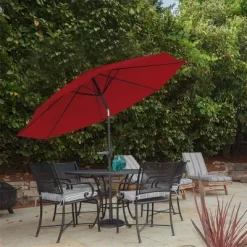 Nature Spring 10' Patio Umbrella - Red -Outdoor Garden GUEST 835e6bf6 60e9 46c1 975b 57cd3dc73cb4