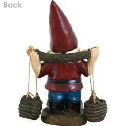 Sunnydaze Decor Sunnydaze Peter With A Pair Of Pails Gnome Indoor/Outdoor Lightweight Resin Lawn And Garden Statue - 14" H -Outdoor Garden GUEST 843ccc61 8ad1 4405 be4a ee1da7ce424f