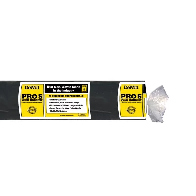 DeWitt P3 3’x250’ 5 Oz & P6 6’x250’ 5 Oz Pro 5 Landscape Weed Block Fabric Rolls 1 DeWitt P3 3’x250’ 5 Oz & P6 6’x250’ 5 Oz Pro 5 Landscape Weed Block Fabric Rolls