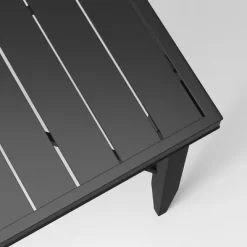 Searsburg Aluminum 6 Person Rectangle Slat Top Patio Dining Table, Outdoor Furniture - Black - Threshold™ 6 Searsburg Aluminum 6 Person Rectangle Slat Top Patio Dining Table, Outdoor Furniture - Black - Threshold™ -Outdoor Garden GUEST 85538e8e 4b99 48fb 8c4d d2d92c84f0fb