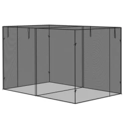 Outsunny 10 X 6.5ft Crop Cages For Garden, Plant Protectors From Animals, With Two Zippered Doors, Storage Bag And 6 Ground Stakes, Black -Outdoor Garden GUEST 856a772b 821b 4d7d 8e92 6c4981227829