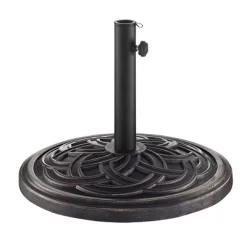 Carden Round Weave Umbrella Stand - Saracina Home -Outdoor Garden GUEST 85ffdc40 4a11 40c0 99f5 a49b5250d84f
