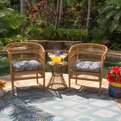 2pk Frida Kahlo Patio Seat Cushions - Classic Accessories 2 2pk Frida Kahlo Patio Seat Cushions - Classic Accessories - Image 2