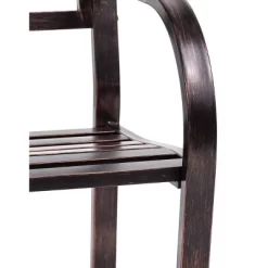 Plow & Hearth Sunflower Metal Garden Bench -Outdoor Garden GUEST 87f78ecf ac06 4caa ad33 320c157d4cb6