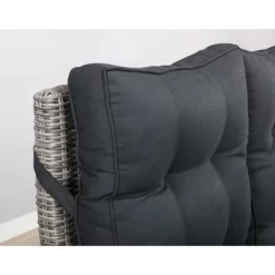 Monaco 3pc Set With 2 Seat Reclining Bench & 2 Ottomans - Gray - Alaterre Furniture -Outdoor Garden GUEST 880c5717 de06 4240 98c4 aa9b62ac569e