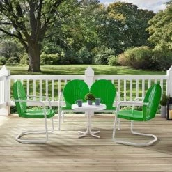 Griffith 4pc Outdoor Conversation Set - Kelly Green - Crosley 11 Griffith 4pc Outdoor Conversation Set - Kelly Green - Crosley -Outdoor Garden GUEST 8b0601ea a217 40c7 ae7c 35f22c47b22d