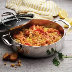 Tramontina Gourmet Tri-Ply Clad 3qt Braiser With Lid Silver -Outdoor Garden GUEST 8b0d0cef 30d5 4f7e a797 962700780097