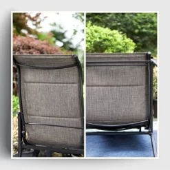 5pc Patio Dining Set With Square Table & Padded Arm Chairs - Captiva Designs -Outdoor Garden GUEST 8bbef6a3 c2cb 4f89 9fb8 688ca6415086