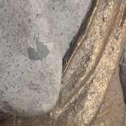 12" Polyresin No Speak Baby Monk Figurine Gray/Gold - Sagebrook Home -Outdoor Garden GUEST 8d838e23 c7a2 4538 9c4b b97f442b9aee