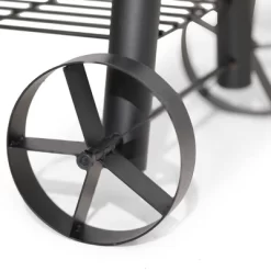 Captiva Designs E02GR006 Offset Charcoal Smoker - Black -Outdoor Garden GUEST 8dd91e7b fd5c 4f38 ad11 2b2f32dda6d7