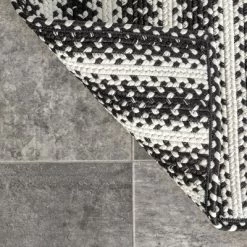 NuLOOM Kennedy Braided Stripes Indoor And Outdoor Patio Area Rug -Outdoor Garden GUEST 8e47ed76 e63e 49ea 80e0 8b770a1b25e8