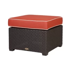 Magnolia Rattan Ottoman - Lagoon -Outdoor Garden GUEST 8f024607 d520 42bf 9be8 508d8fa8af4a