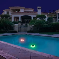 Solar LED Pool Lights Red/Blue/Green - Techko Maid -Outdoor Garden GUEST 8f7b3a8c 8eb7 4494 8f9f ddb8919e6810