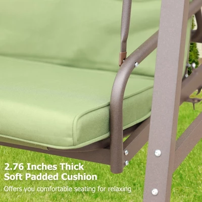 Aoodor Patio Porch Swing Olefin Fabric - 2 In 1 2 Aoodor Patio Porch Swing Olefin Fabric - 2 In 1 - Image 2