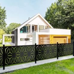 NewTown Decorative Outdoor Privacy Screen Panels, Metal Laser Cut Privacy Screen Decorative Patio Metal Fence For Outdoor Indoor Decor-The Pop Home -Outdoor Garden GUEST 8febc151 baba 44db 88b4 c1e8baf7f427