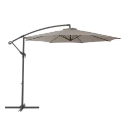 9.5' UV Resistant Offset Tilting Cantilever Patio Umbrella - CorLiving -Outdoor Garden GUEST 9061746d 4260 46a5 88a5 1ccf7bea4d1a