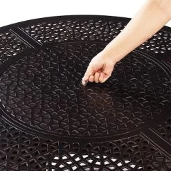 Oakland Living 5pc Deep Seating Swivel Rocking Aluminum Outdoor Outdoor Patio Fire Pit Dining Set Copper -Outdoor Garden GUEST 9303853c dbb1 4cd4 878d 115d462ed9ab 1