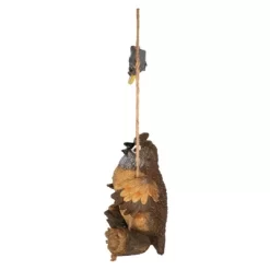 Design Toscano Howie The Hoot Owl Swinging Sculpture -Outdoor Garden GUEST 934ab356 f63f 4862 be6e 5672734b6e01