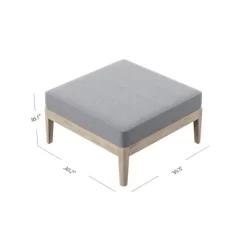 Summerlyn Ottoman - Linon -Outdoor Garden GUEST 94c83d47 10b4 4384 a6e5 30ef6a3ad195