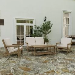 Merrick Lane All-Weather Poly Resin Wood Adirondack Style Deep Seat Patio Loveseat With Cushions 16 Merrick Lane All-Weather Poly Resin Wood Adirondack Style Deep Seat Patio Loveseat With Cushions -Outdoor Garden GUEST 94e2a8e7 c31f 4324 b522 e549bb740642