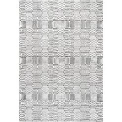 NuLOOM Valerie Textured Geometric Indoor/Outdoor Patio Area Rug -Outdoor Garden GUEST 94f85590 1467 49a3 a48e 0d271a798d3c