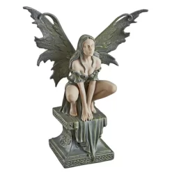 Design Toscano Celtic Inspired Fairy's Perilous Perch Garden Statue: Medium
