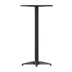 Flash Furniture 23.25" Round Aluminum Indoor-Outdoor Bar Height Table With Flip-Up Table -Outdoor Garden GUEST 995701c4 076f 4251 805b f921873bd765