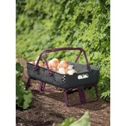 Gardener's Supply Company Multipurpose Garden Basket | Large Mod Hod For Carrying, Collecting, And Cleaning Vegetable Harvest | Farmers Market Basket