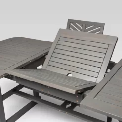 5pc Slatted Extendable Acacia Wood Patio Dining Set - Saracina Home 15 5pc Slatted Extendable Acacia Wood Patio Dining Set - Saracina Home -Outdoor Garden GUEST 9e2eeb34 ef6f 4427 ba54 634090a28364