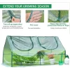 Aoodor Mini 4 Ft. X 2 Ft. X2 Ft. Greenhouse Zipper Doors
