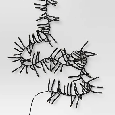448ct LED Christmas Mini String Lights Garland Warm White Black Wire - Wondershop™ 4 448ct LED Christmas Mini String Lights Garland Warm White Black Wire - Wondershop™ - Image 4