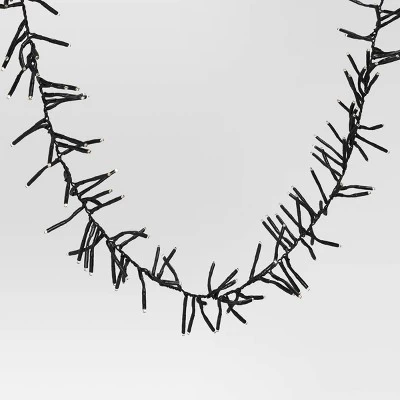 448ct LED Christmas Mini String Lights Garland Warm White Black Wire - Wondershop™ 2 448ct LED Christmas Mini String Lights Garland Warm White Black Wire - Wondershop™ - Image 2