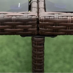 9pc Outdoor Wicker Dining Set With Cushions - Dark Brown/Beige - GODEER 33 9pc Outdoor Wicker Dining Set With Cushions - Dark Brown/Beige - GODEER -Outdoor Garden GUEST a0aa324c 0a0d 42a2 9e22 575ad24fa2fd