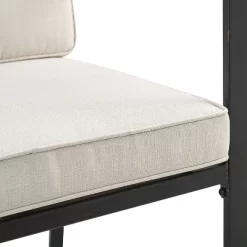 3pc Kaplan Outdoor Steel Chat Set Oatmeal/Bronze - Crosley 17 3pc Kaplan Outdoor Steel Chat Set Oatmeal/Bronze - Crosley -Outdoor Garden GUEST a27080ba 94ad 48d8 ba50 383ce6f9453c