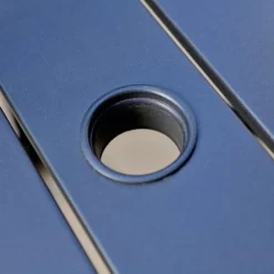 5pc Outdoor Dining Set With Swivel Sling Chairs & Metal Slat Square Table With 1.57" Umbrella Hole - Captiva Designs -Outdoor Garden GUEST a2731df6 9f39 4b37 bc39 3907d6238fad