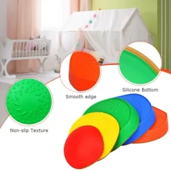 Costway 5pcs Kids Balance Stepping Stones Indoor & Outdoor Coordination & Balance Toy 16 Costway 5pcs Kids Balance Stepping Stones Indoor & Outdoor Coordination & Balance Toy -Outdoor Garden GUEST a4b15577 f35b 478d b751 3767c1a77de8