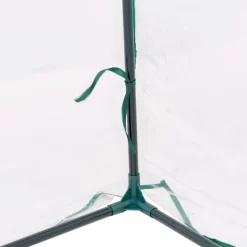 Sunnydaze Decor Sunnydaze Outdoor Portable Slanted Top Plant Shelter Mini Cloche Greenhouse With Zipper Doors - Clear -Outdoor Garden GUEST a594354e 4825 457e a066 af964cc58ae1