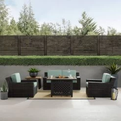 Beaufort 5 Pc Outdoor Wicker Conversation Set - Crosley 12 Beaufort 5 Pc Outdoor Wicker Conversation Set - Crosley -Outdoor Garden GUEST a65def3e fe32 4b5f 99ba b22a6d32f29e